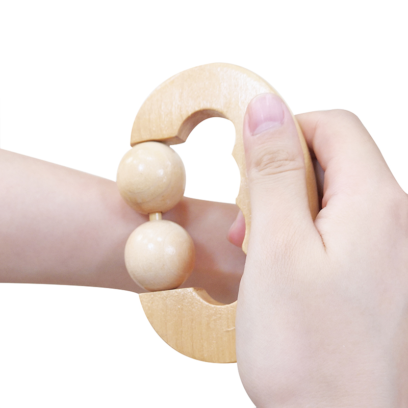 Single Wood Therapy Massager Anti-Cellulite Wooden Massage Roller