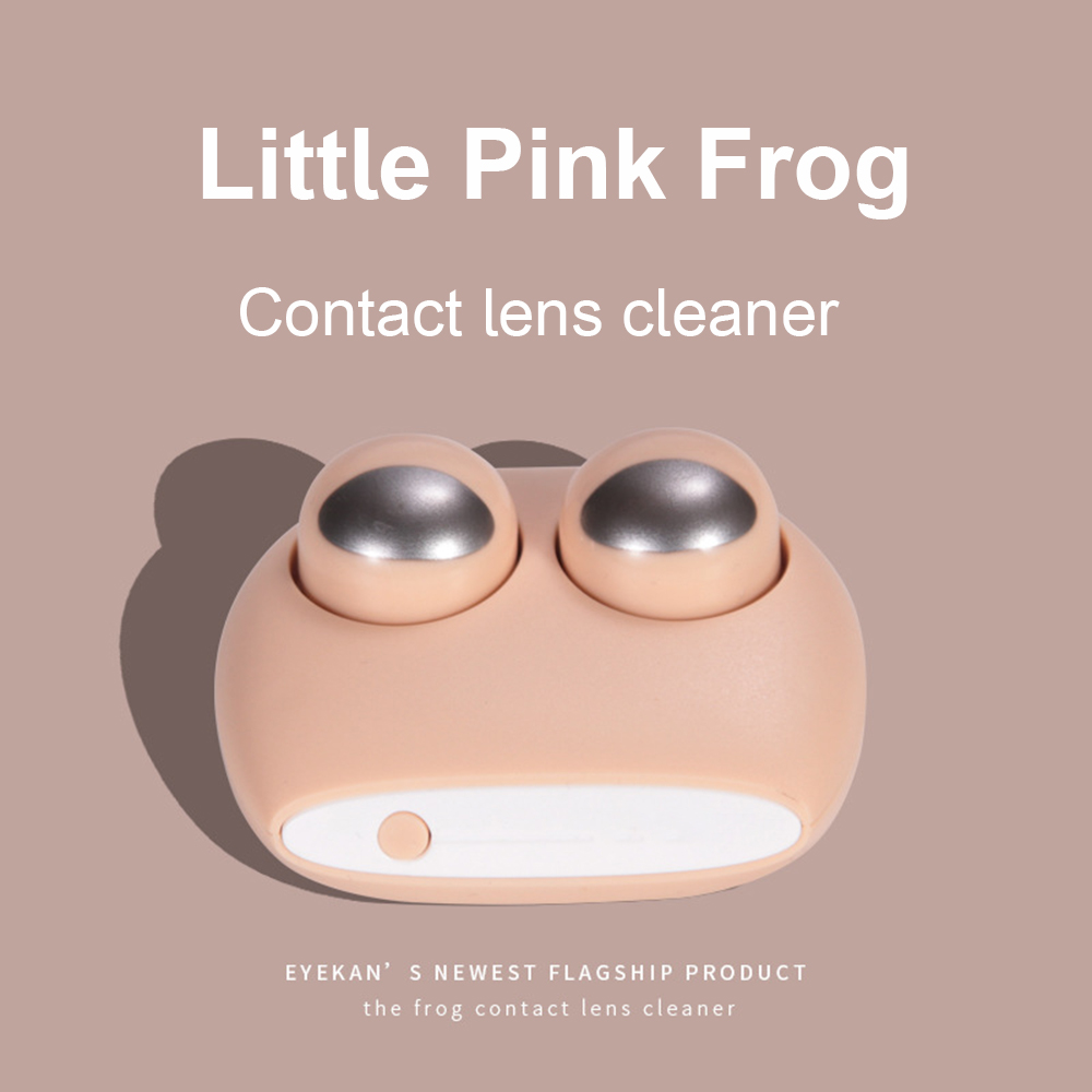 Frog Prince Shape Electric Automatic Contact Lens Cleaner