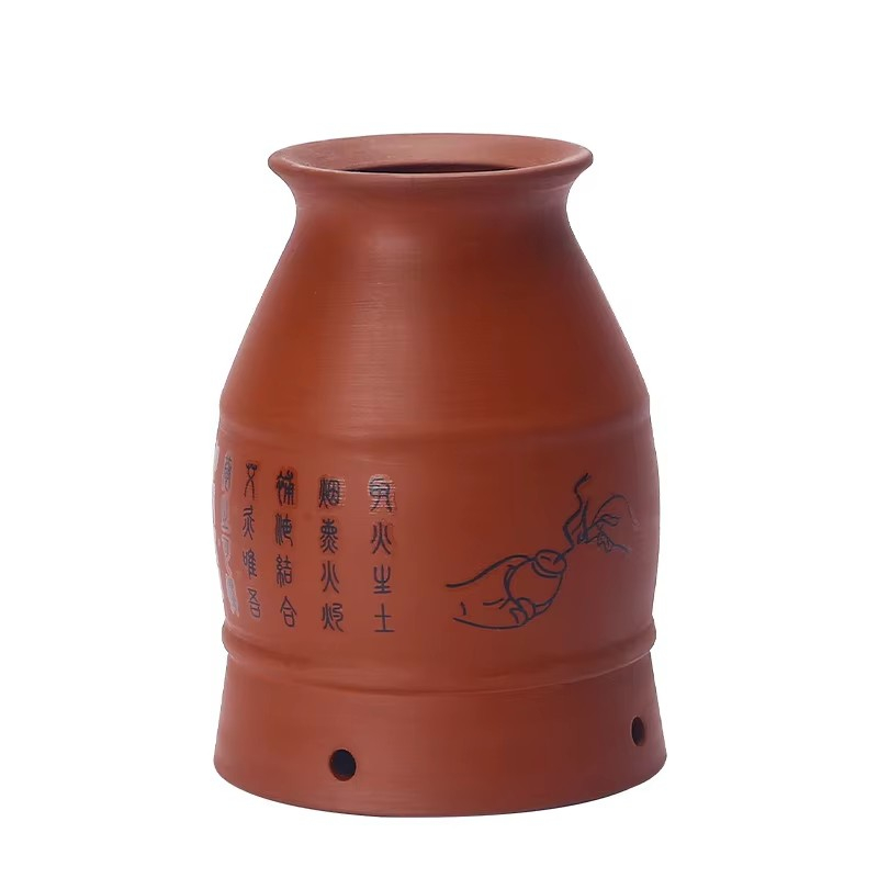 Moxibustion Pot Ceramic Moxa Burner Moxibustion Cup Moxa Stick Burner Holder Portable Scraping Pot Acupuncture Products