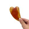 Factory Wholesale Best Quality Pure Natural Agate Heart Shape Guasha Board