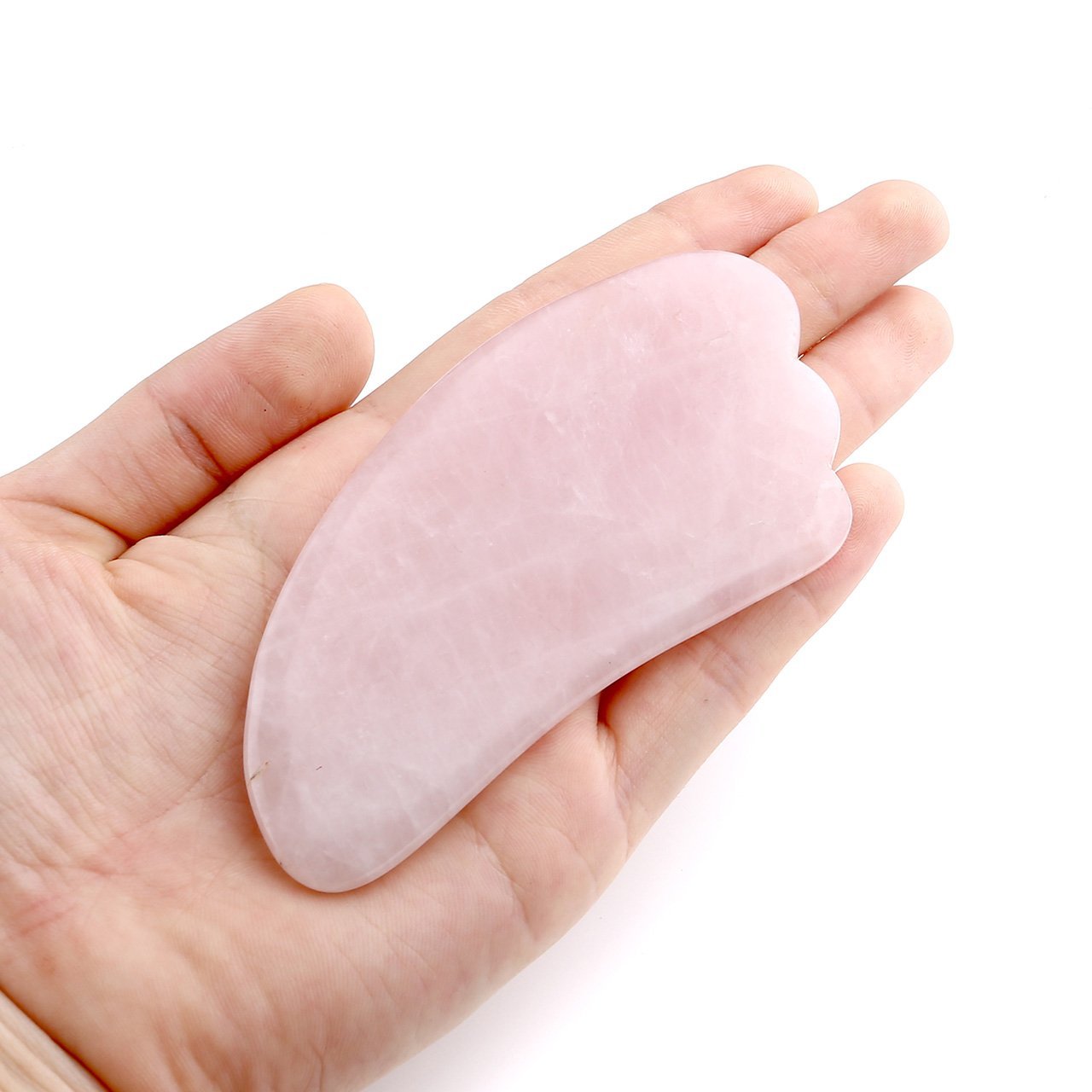 High Quality Gua Sha Tool New Gua Sha Board Pink Body Massage Stone Rose Quartz Tool Gua sha