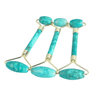 Factory Wholesale Turquoise Stone Roller Facial Massager Without Box