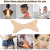 Natural Wooden X-shaped Gua Sha Board Wood Therapy Massage Tools Facial Body Anti Cellulite Deep Tissue Massager