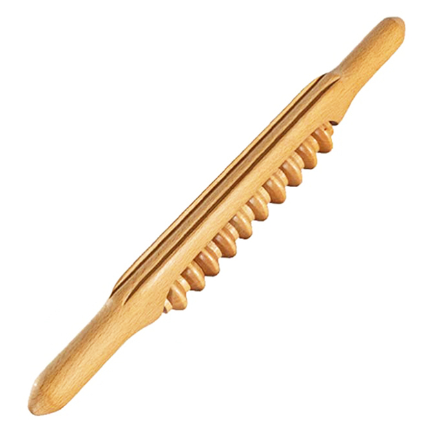 Hot Sale Wood Therapy Roller Massage Tool Wood Massage Tools Handheld Wooden Massage Roller Home Use Guasha Tools