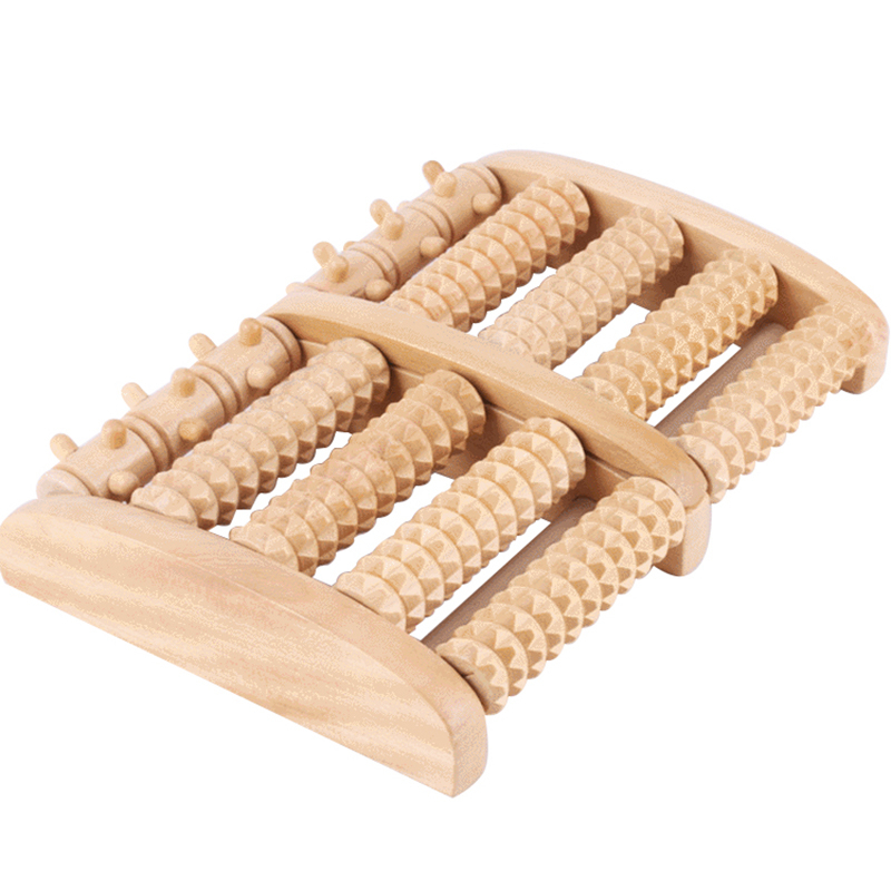 2025 Hot sell Raw Wooden Foot Roller Wood Care Massage Reflexology Relax Relief Massager Spa Gift Anti Cellulite Foot Massager