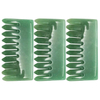 High Quality Natural Jade Green Aventurine Guasha Massage Comb 100% Natural Jade Massager Tool 