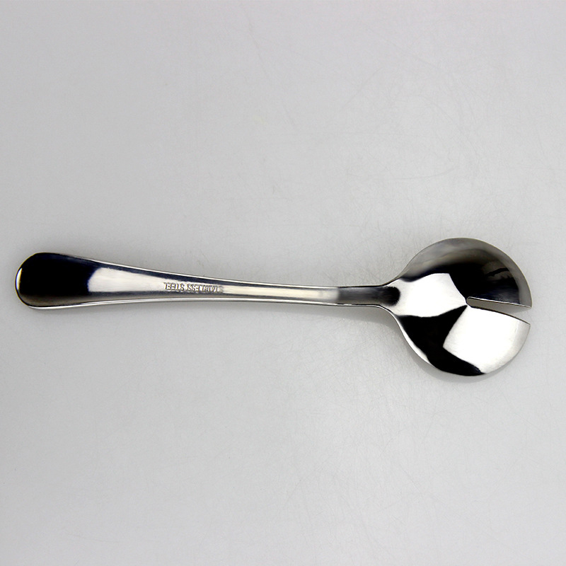 Stainless steel moxibustion spoon