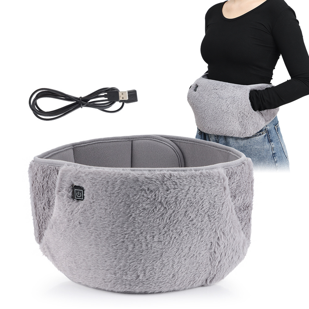 Electric heating belt Multi-functional hand warm waist hot compress belt USB plug heat warm waist treasure