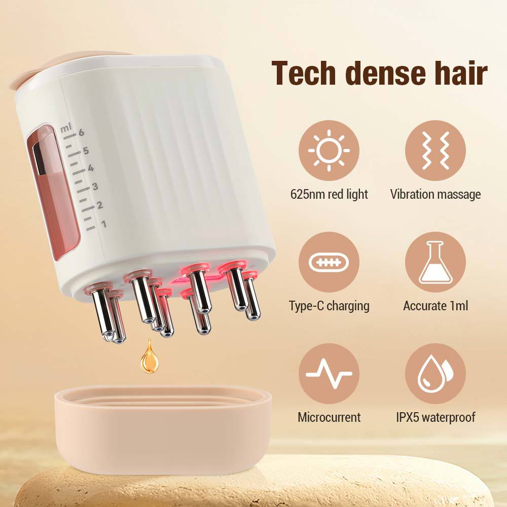 Scalp medicine comb micro-current red light medicine machine vibration massage comb wholesale