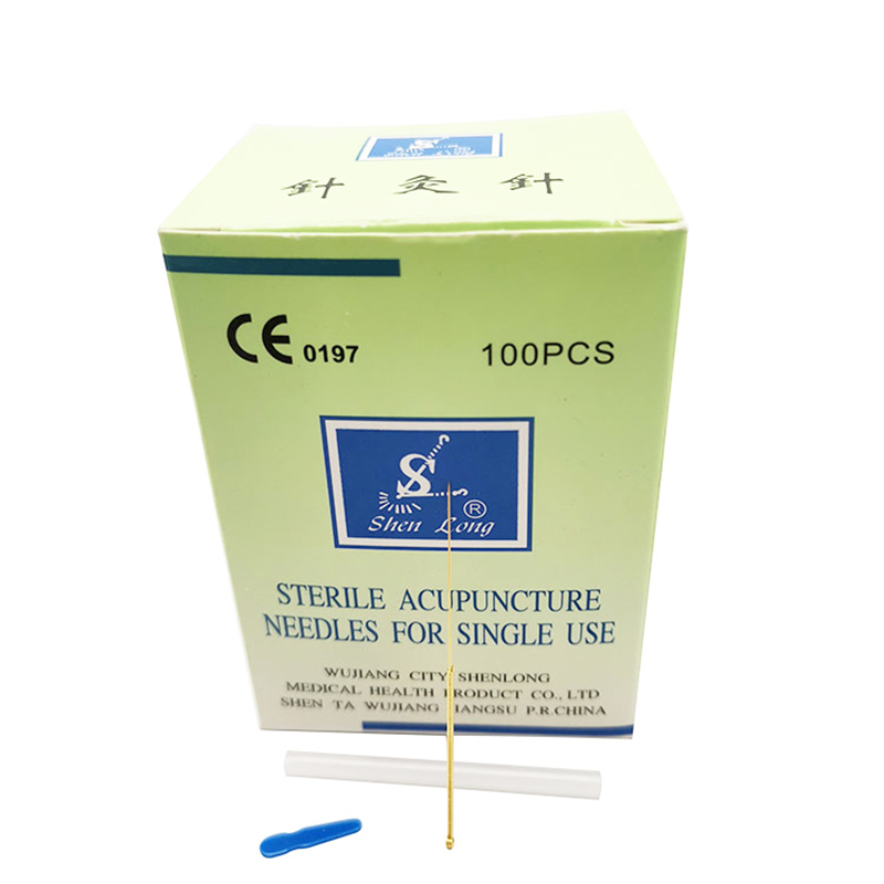 Gold coated Disposable Sterile Acupuncture Needle 