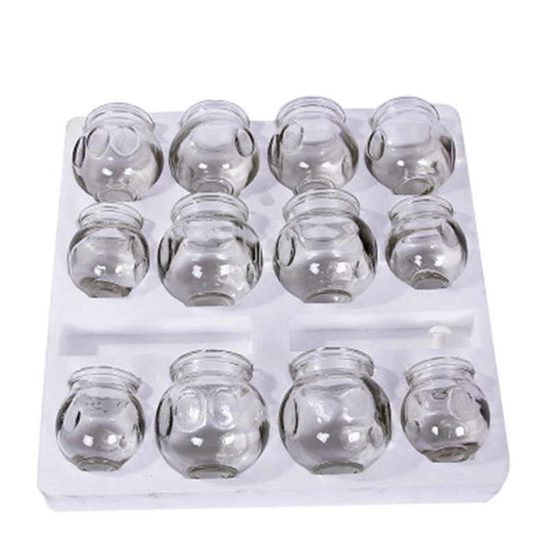 Glass Cupping Facial Massage Vacuum Cups Multi-size Anti-wrinkle Cupping Available All Over the Body  Super Sale Extravaganza