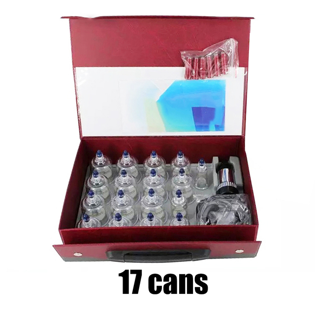 Traditional Chinese Fire Cupping 17 Korea Cupping Cups Vacuum Cupping Set