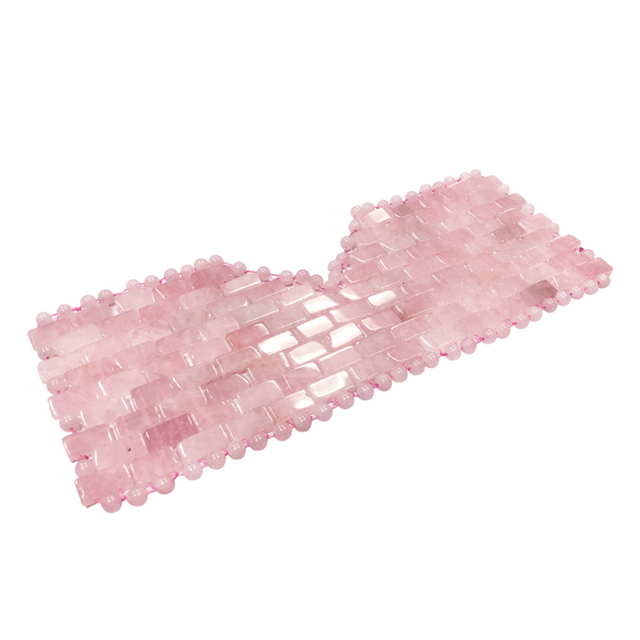 Natural Ice Pink Crystal Jade Eye Mask for Relieve Eye Fatigue