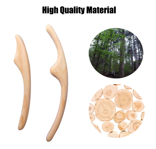 Best Selling Products 2024 Japanese Cypress Wood Body Carving Face Carving Massage Relax Hand Feet Body Healthcare Massage Scrap