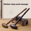 Wooden Duck Egg Massage Health Stick Knock Back Meridians Hammer