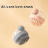 Press shampoo massage comb head bath brush grab head silicone shampoo bath brush