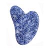 Trending Product Natural Blue Spot Heart Shaped Guasha BoardJade Board Gua Sha Guasha Facial Scraping Massage Board