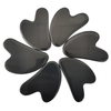 High Quality Natural Obsidian Heart-shaped physiotherapy thin face Scraping Gua sha Board for Facial Body