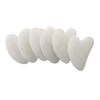 Natural Jade Anti Aging Guasha Tool White Jade Guasha Board Gua Sha Scraping Massage Tool