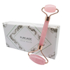 Rose Quartz Pink Facial Roller Massage Tool Noiseless Jade Roller Without Box