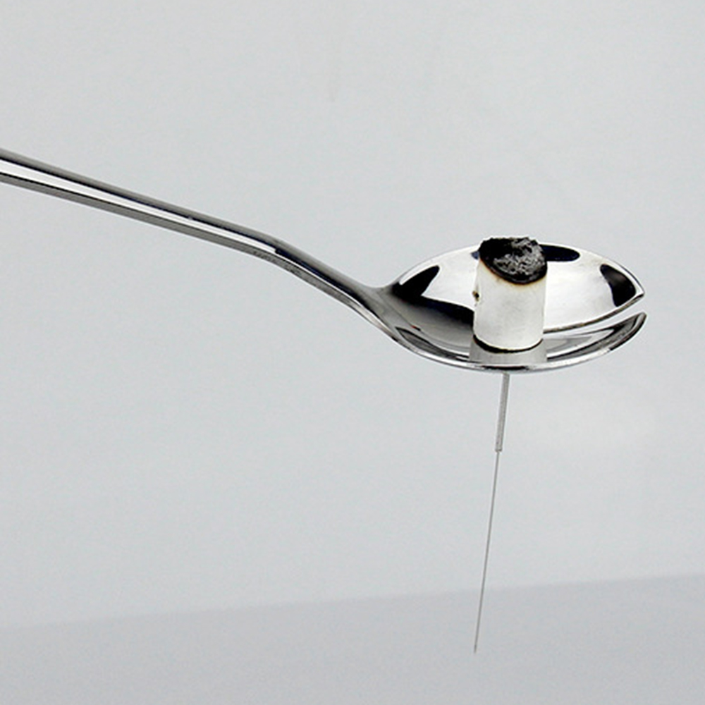 Stainless steel moxibustion spoon