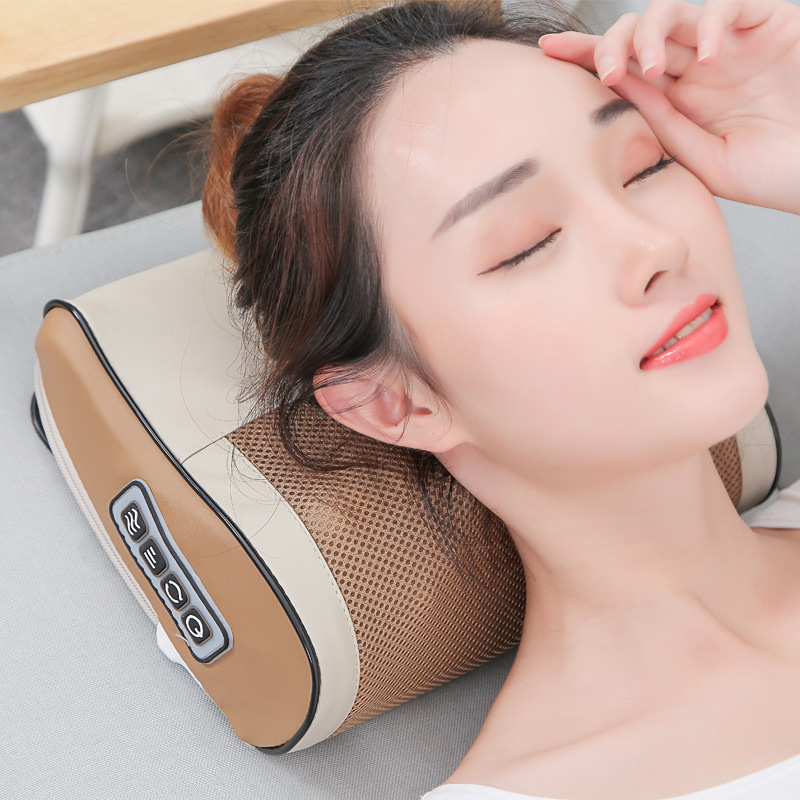 Cervical massager Neck lumbar lumbar whole body spinal neck guard electric heating shoulder massage pillow massage