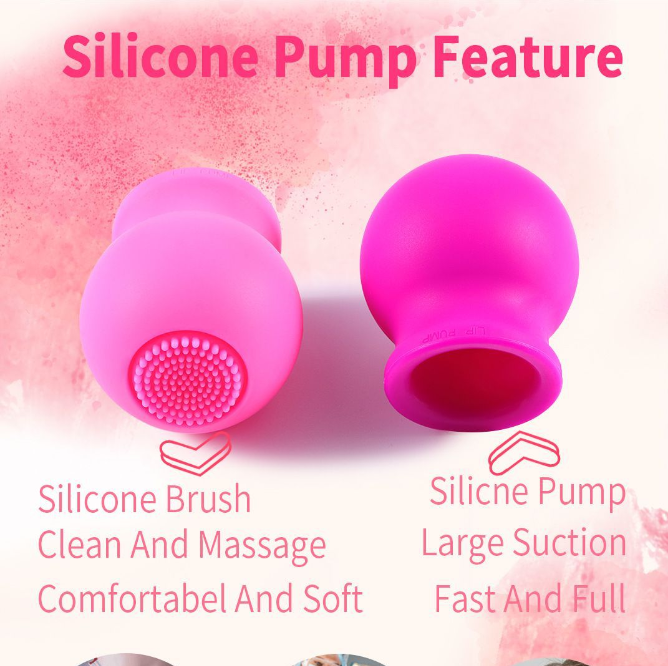 Silicone Lip Pump with The Brush